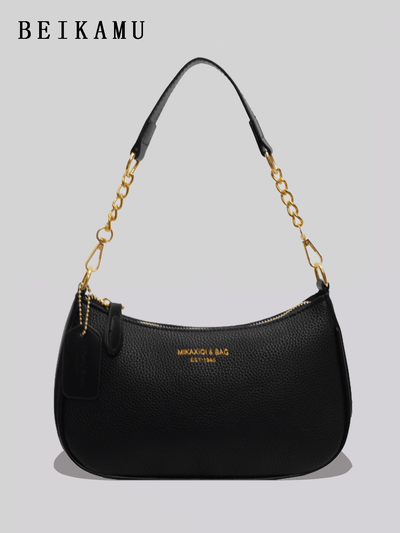 Women Plain PU Shoulder Bag