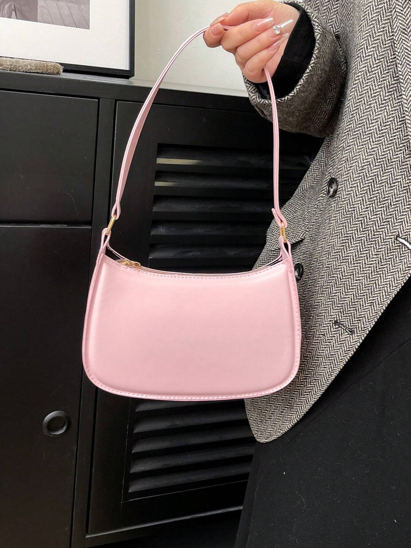 Spring Summer Pink Underarm Bag