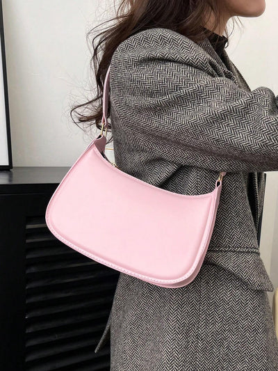 Spring Summer Pink Underarm Bag