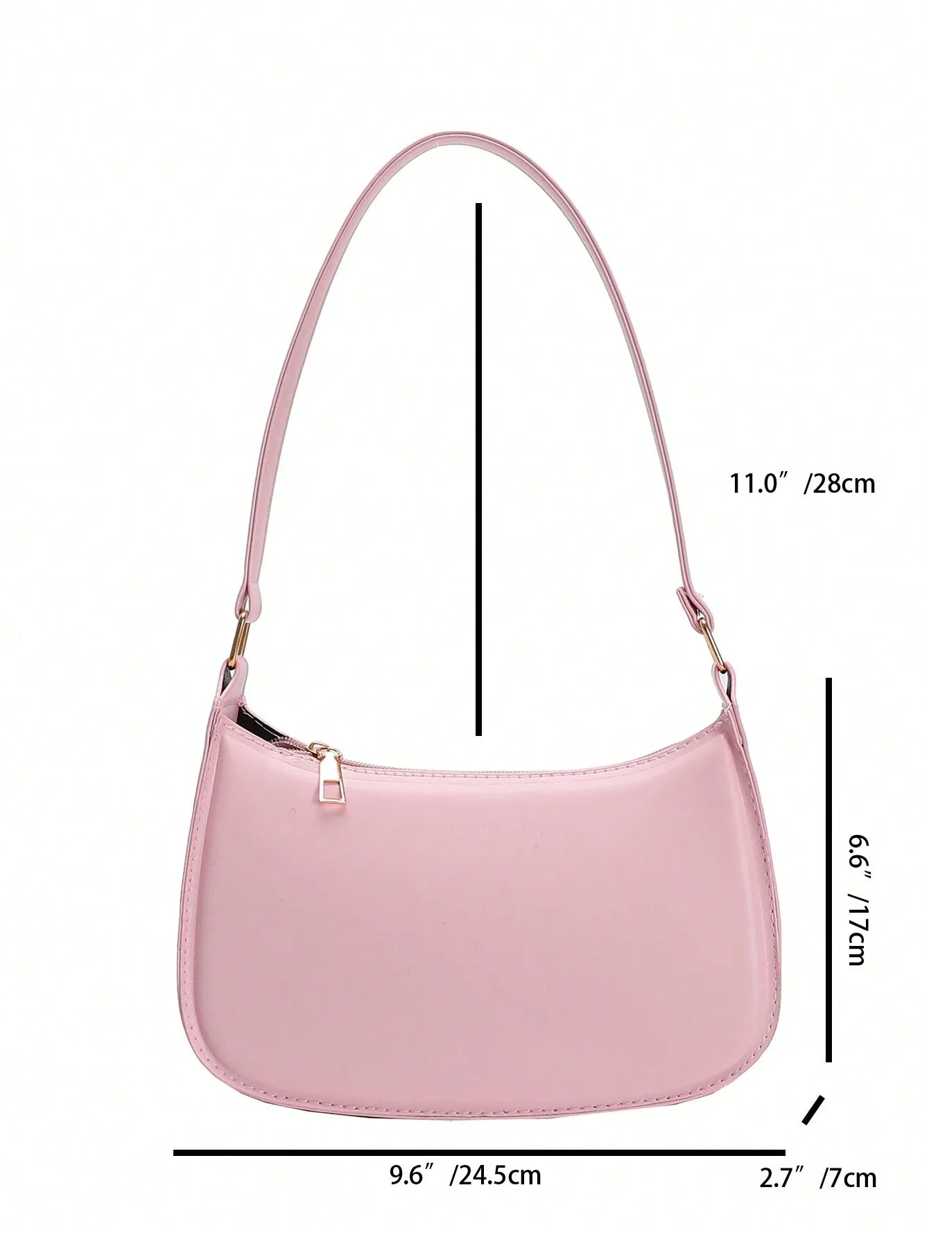 Spring Summer Pink Underarm Bag