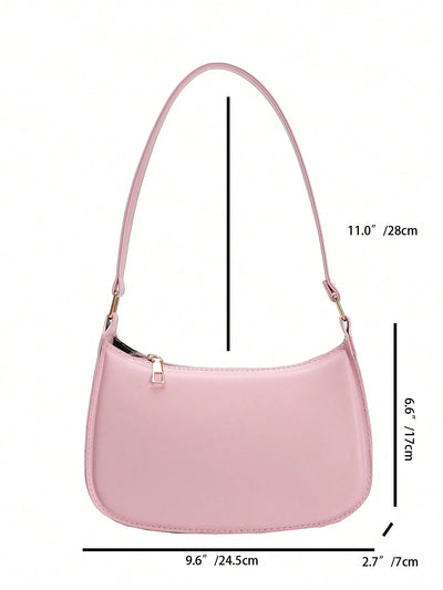 Spring Summer Pink Underarm Bag