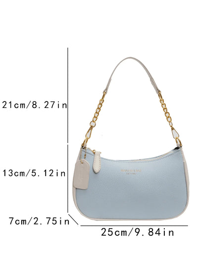 Women Plain PU Shoulder Bag