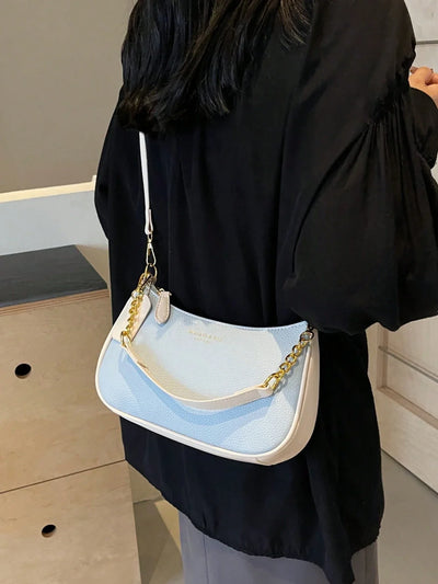 Women Plain PU Shoulder Bag