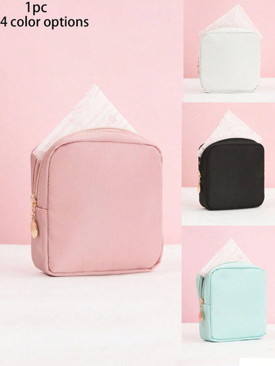Pink Sanitary Napkin Storage Bag