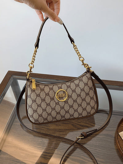 Women’s Litchi Grain Crossbody Handbag