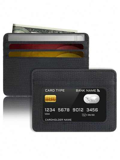 Slim Transparent Card Holder Wallet