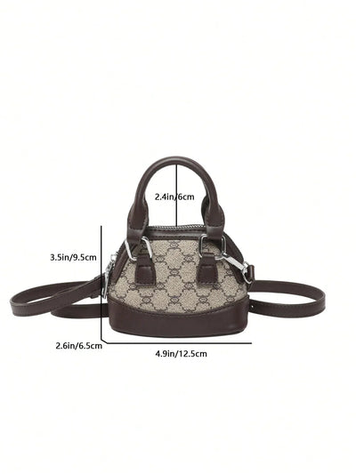 Mini Rhombus Colorblock Shoulder Bag
