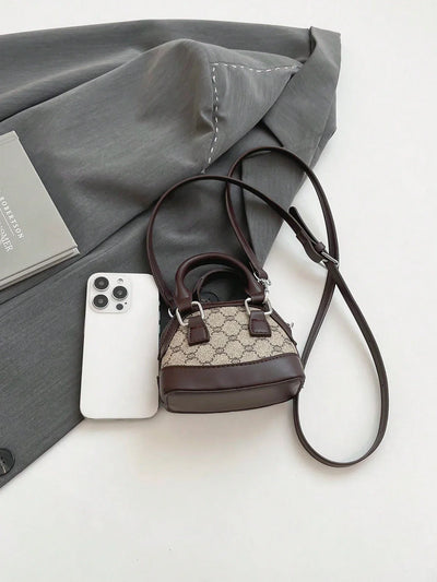 Mini Rhombus Colorblock Shoulder Bag