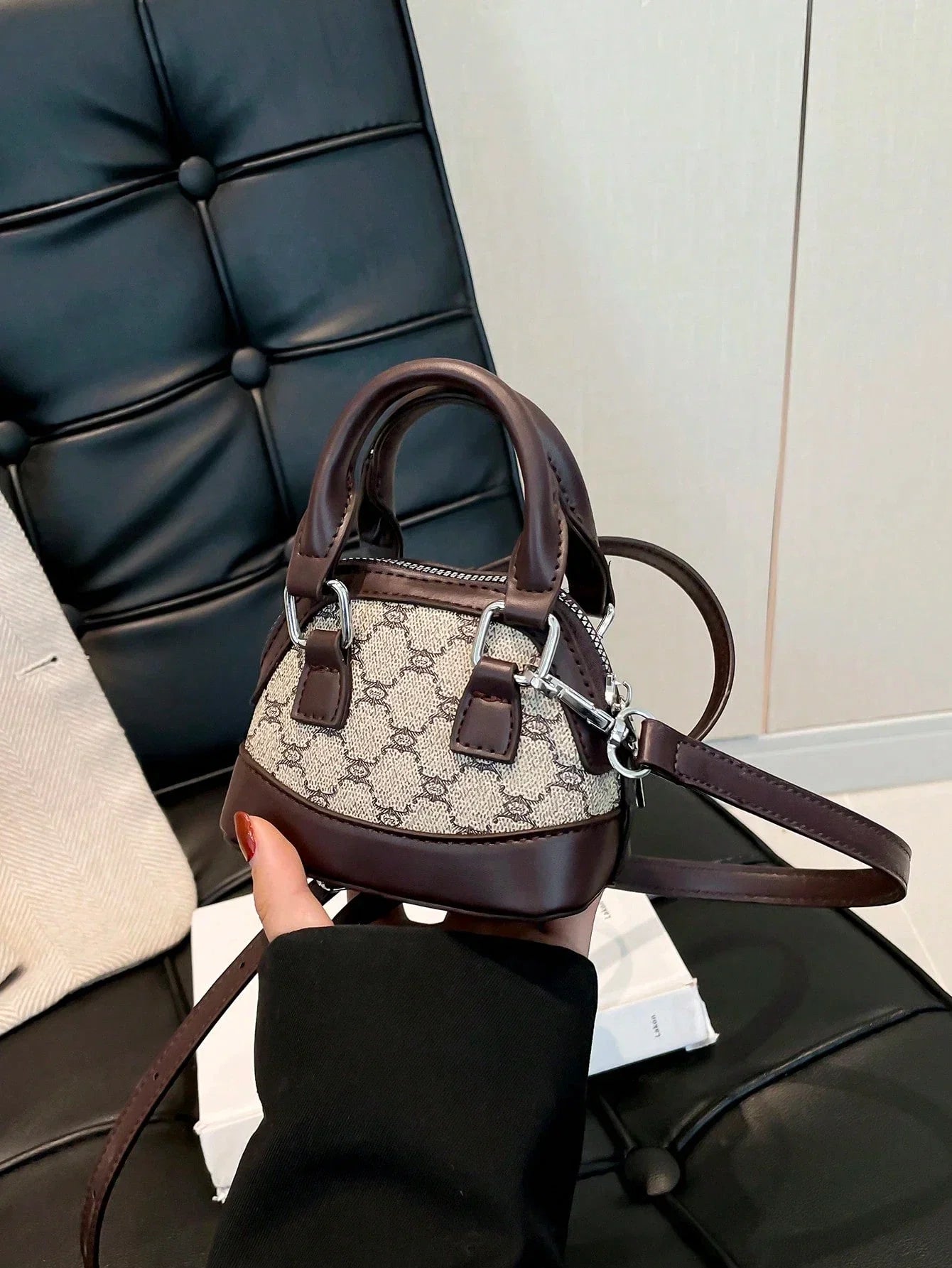 Mini Rhombus Colorblock Shoulder Bag