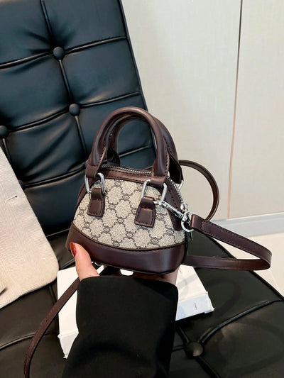 Mini Rhombus Colorblock Shoulder Bag