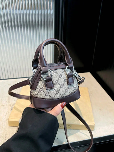 Mini Rhombus Colorblock Shoulder Bag