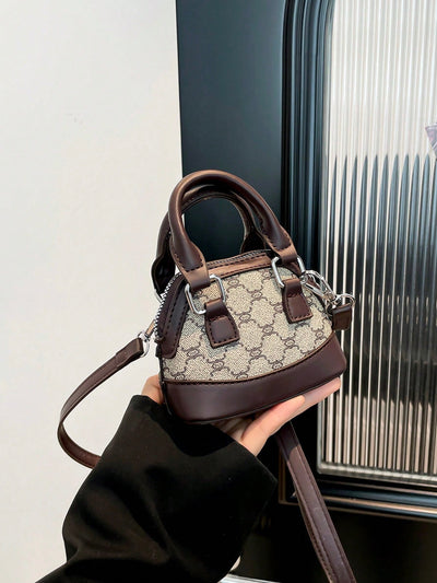 Mini Rhombus Colorblock Shoulder Bag