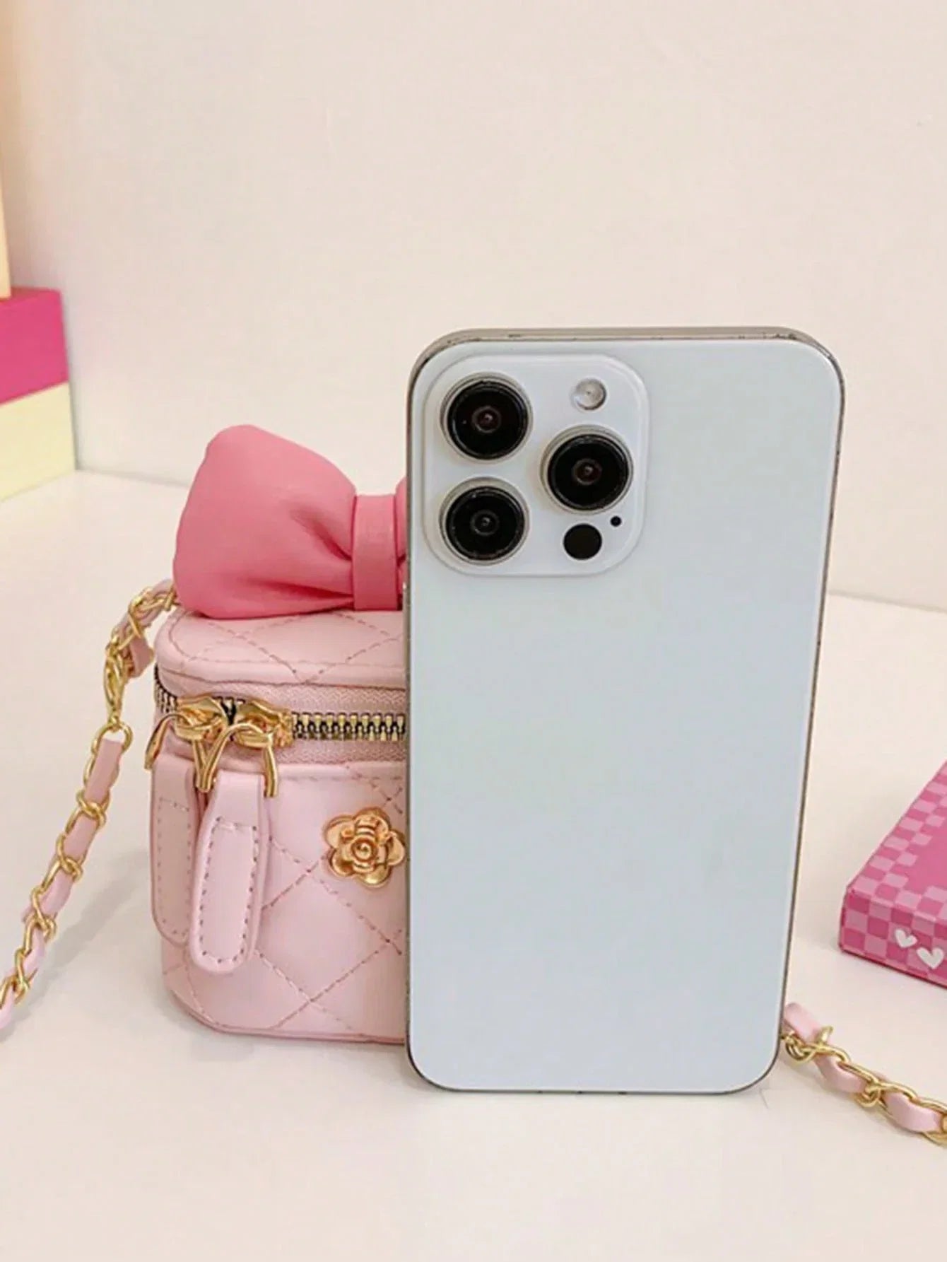 Girls Bow Mini Chain Shoulder Bag