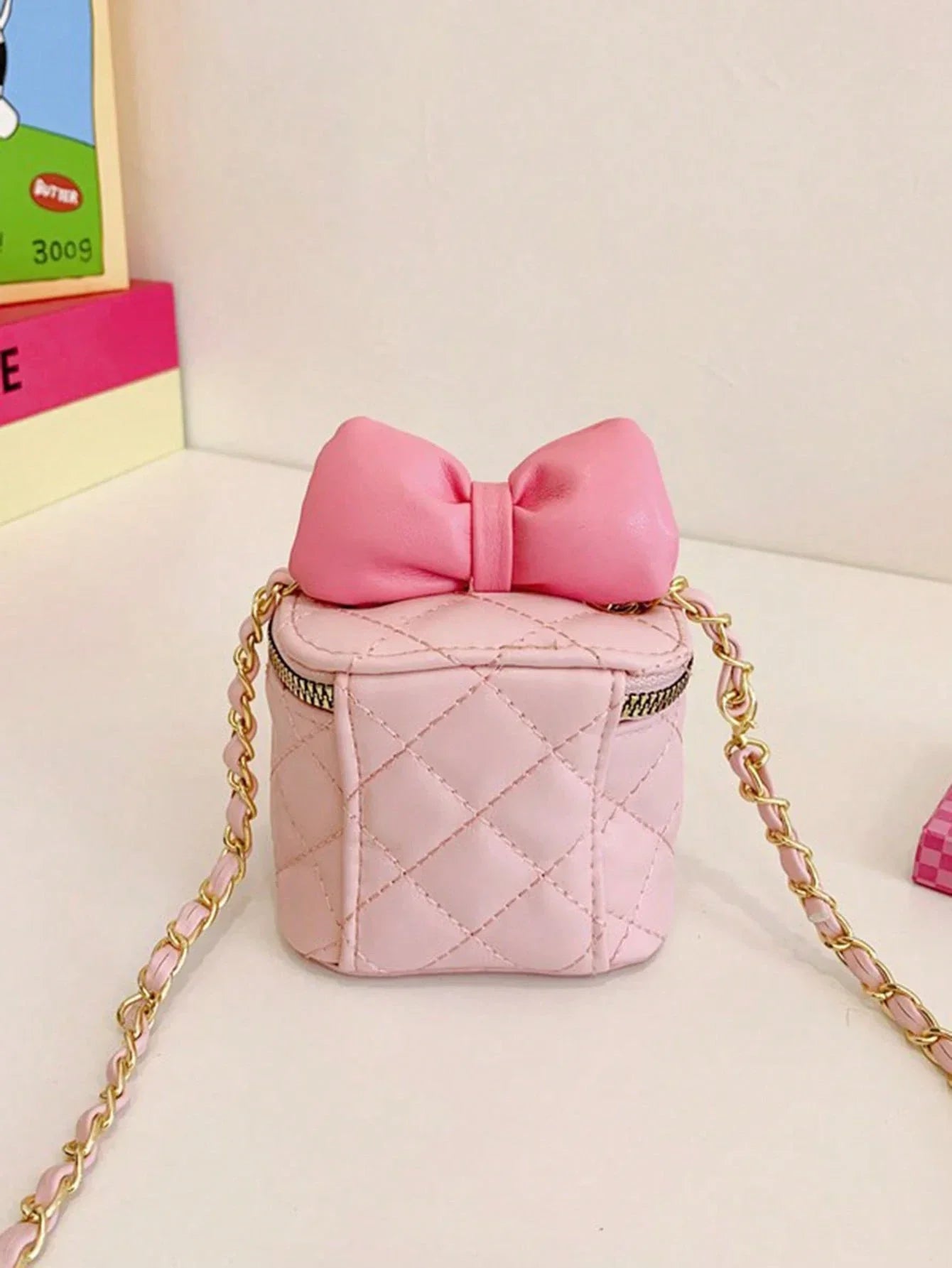 Girls Bow Mini Chain Shoulder Bag
