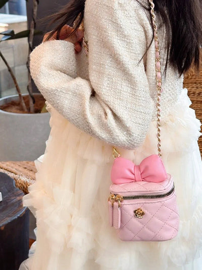 Girls Bow Mini Chain Shoulder Bag