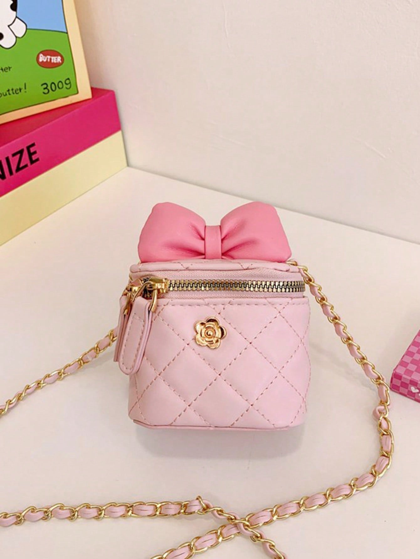 Girls Bow Mini Chain Shoulder Bag