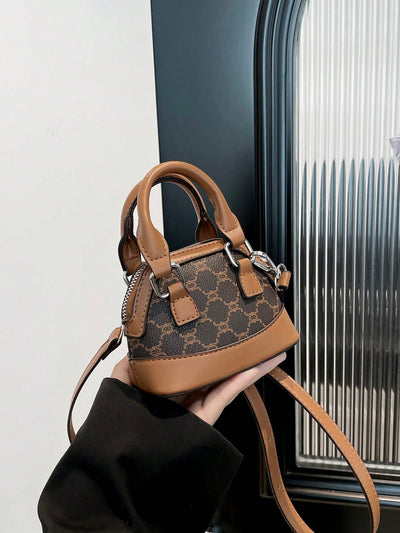 Mini Rhombus Colorblock Shoulder Bag