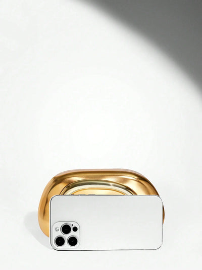 SHEIN BAE Metallic Evening Clutch