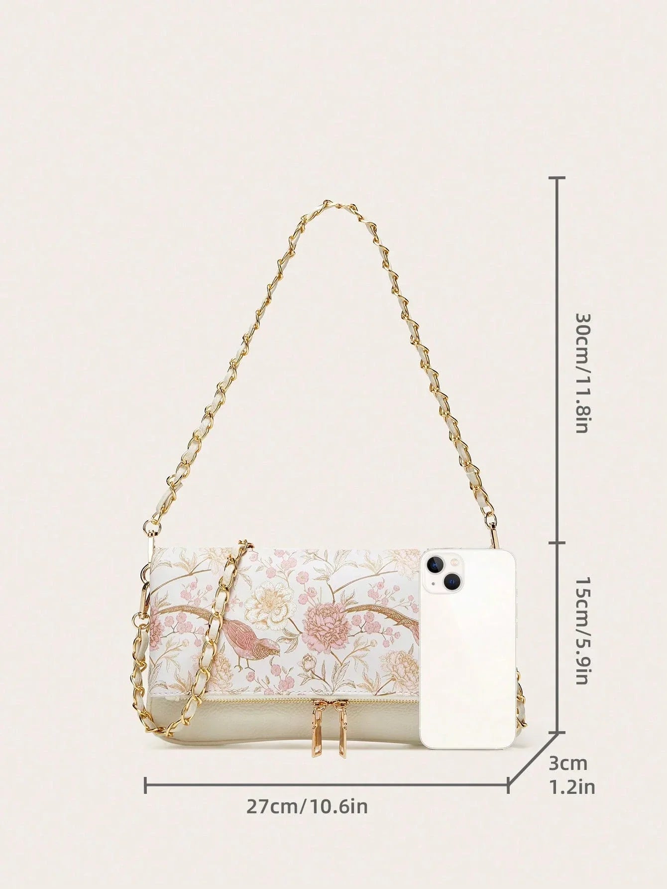 Chinese Elements Mini Chain Crossbody