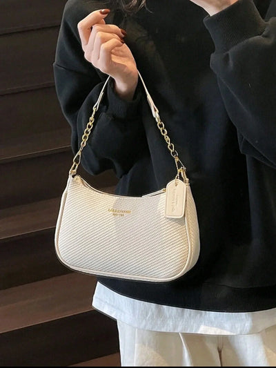 Women’s Litchi Grain Crossbody Handbag