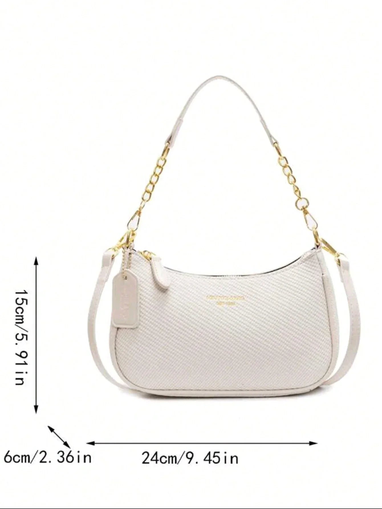 Women’s Litchi Grain Crossbody Handbag