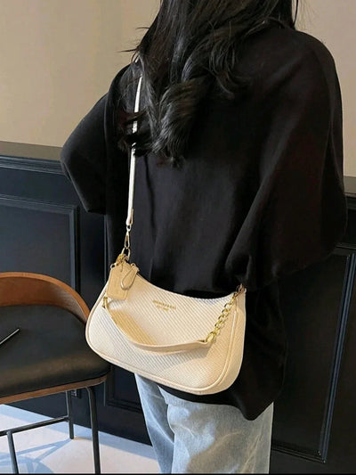 Women’s Litchi Grain Crossbody Handbag