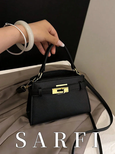 Women’s Litchi Grain Crossbody Handbag