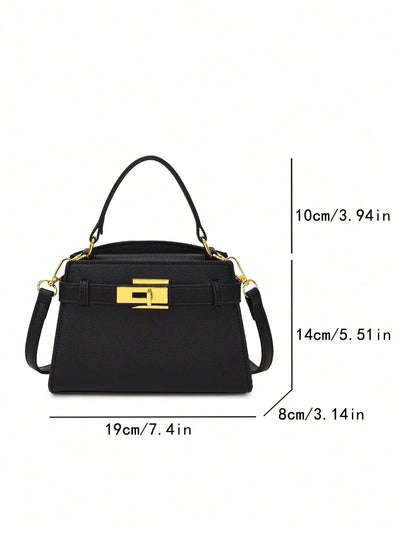 Women’s Litchi Grain Crossbody Handbag