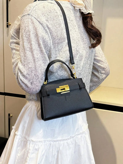 Women’s Litchi Grain Crossbody Handbag