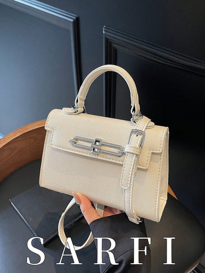 Women’s Litchi Grain Crossbody Handbag