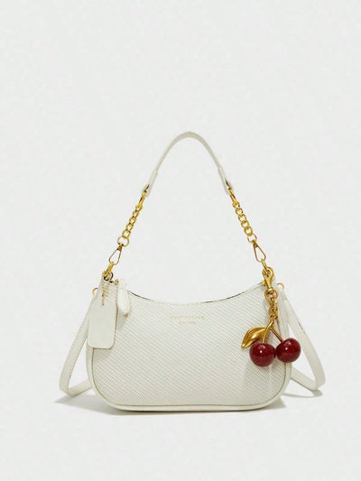 Classic Letter Pattern Shoulder Bag