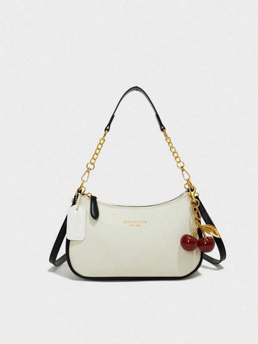 Classic Letter Pattern Shoulder Bag