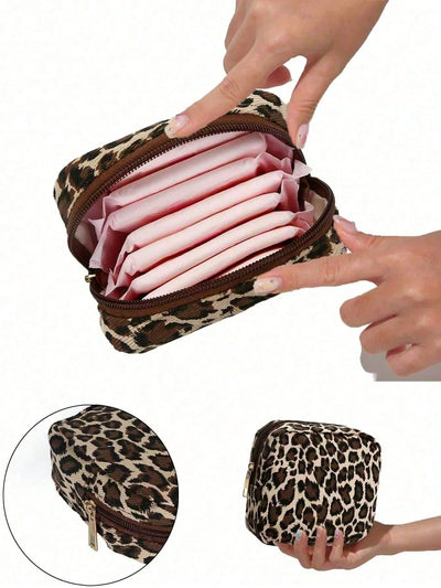 Pink Sanitary Napkin Storage Bag