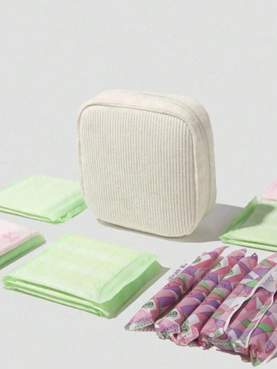 Pink Sanitary Napkin Storage Bag