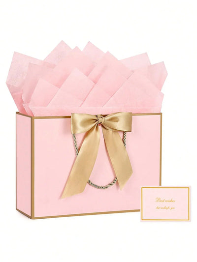 Pink Medium Gift Bags Set