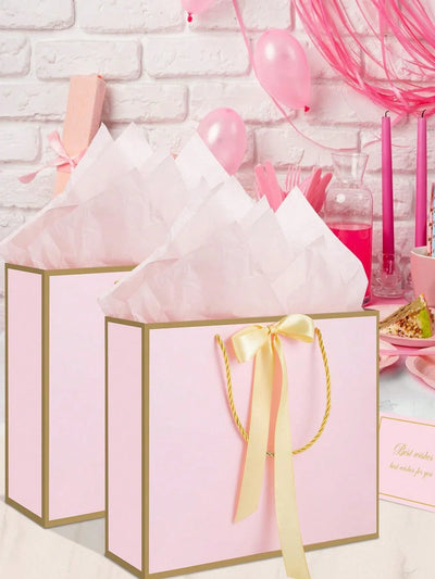 Pink Medium Gift Bags Set