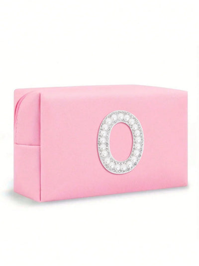 Women’s Monogram PU Makeup Bag