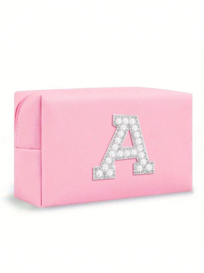 Women’s Monogram PU Makeup Bag