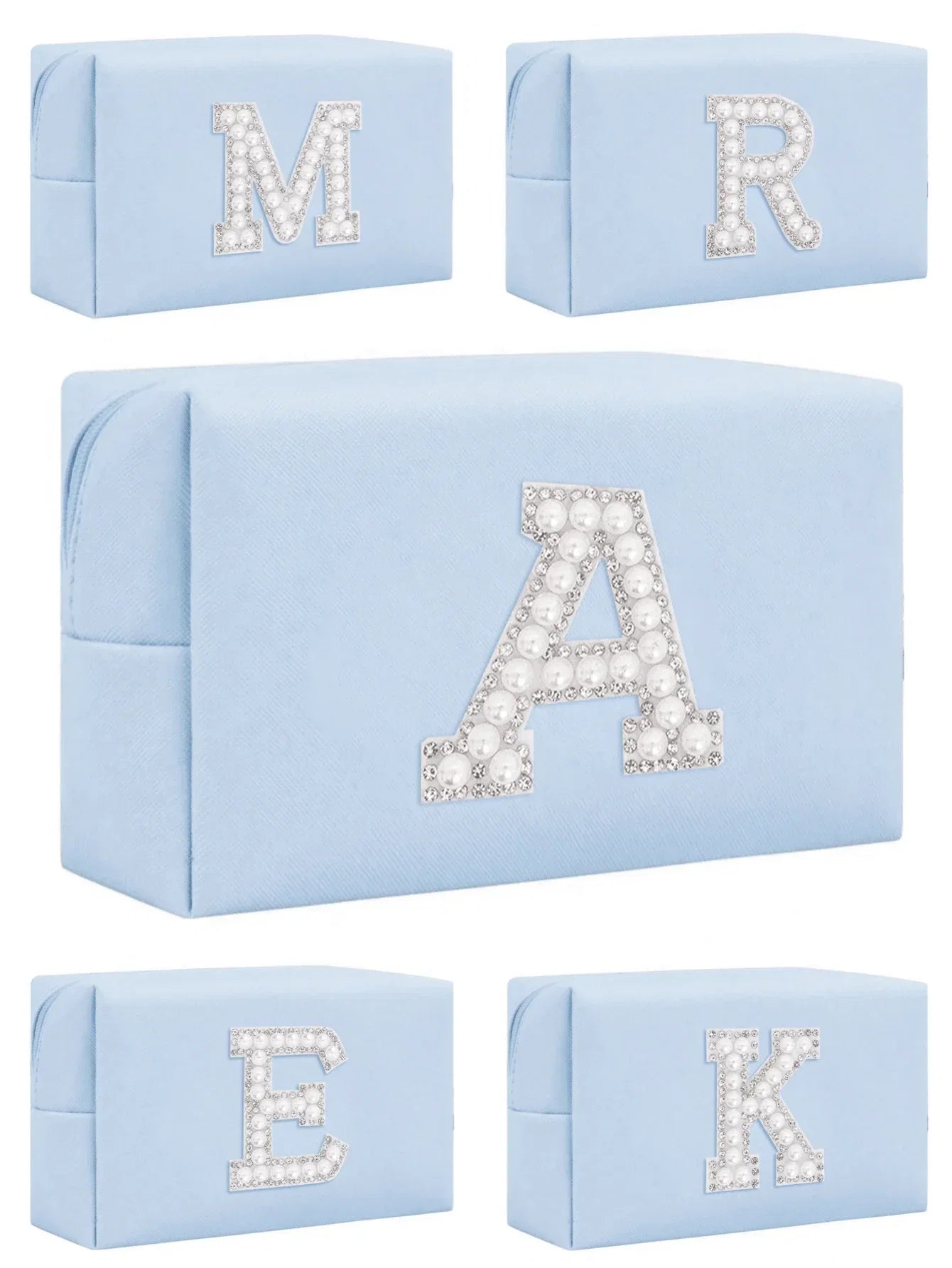 Women’s Monogram PU Makeup Bag