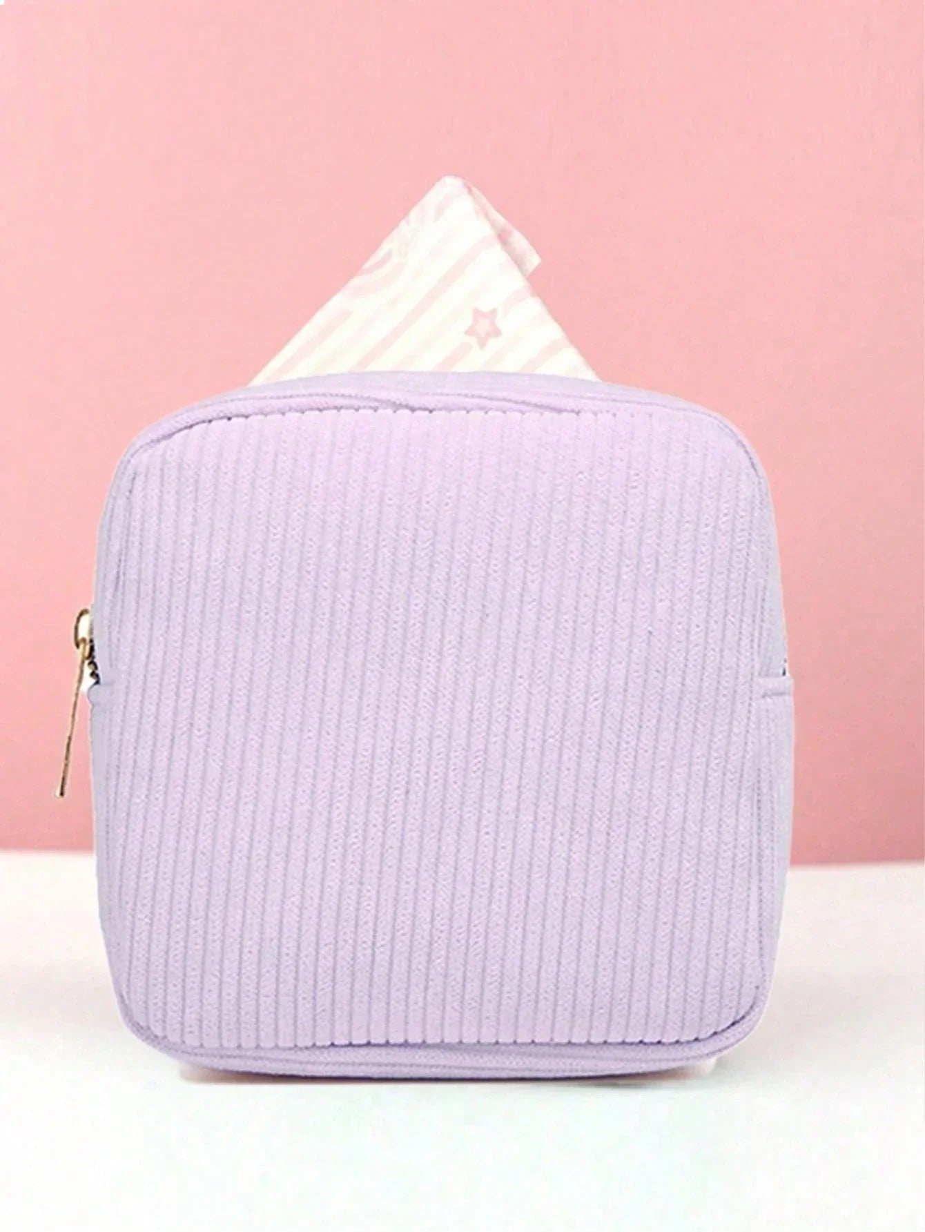 Pink Sanitary Napkin Storage Bag