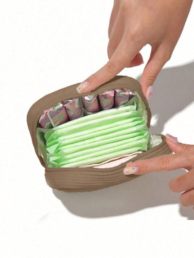 Pink Sanitary Napkin Storage Bag