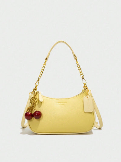 Classic Letter Pattern Shoulder Bag