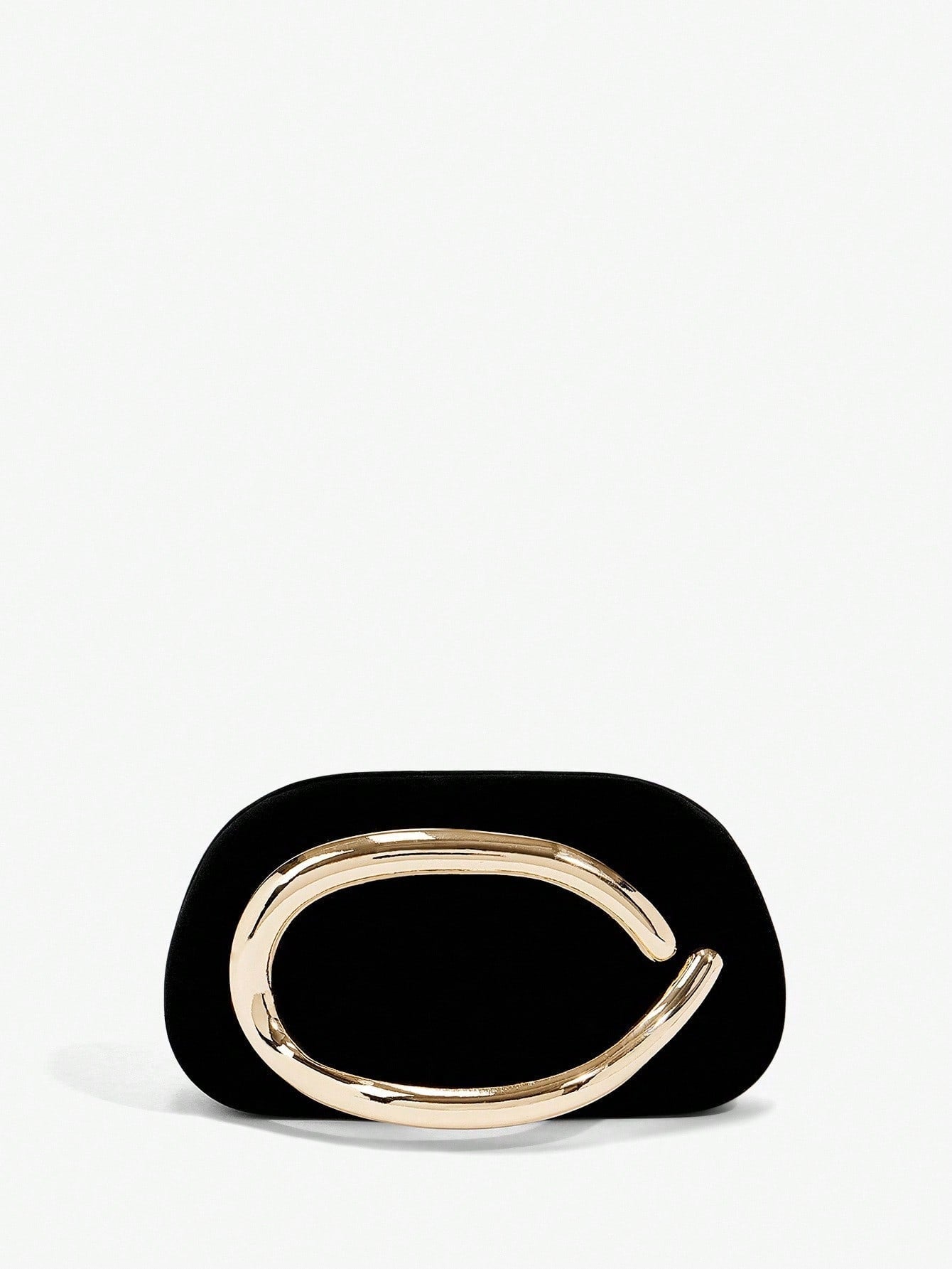 SHEIN BAE Metallic Evening Clutch