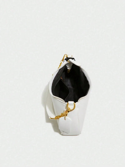 Classic Letter Pattern Shoulder Bag