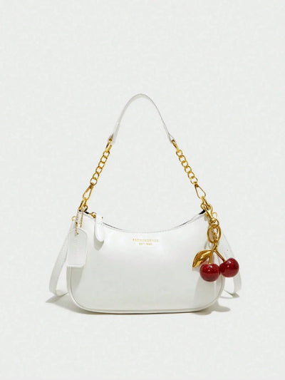 Classic Letter Pattern Shoulder Bag