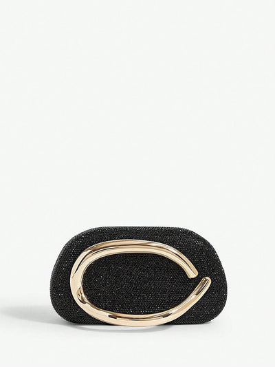 SHEIN BAE Metallic Evening Clutch