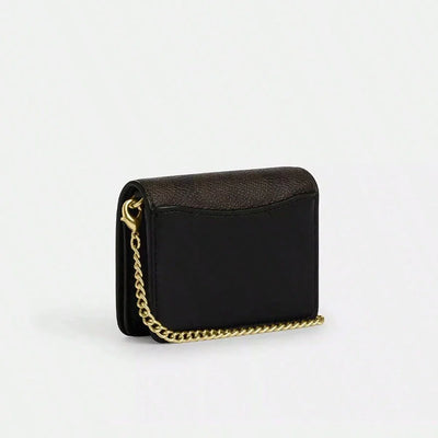 Women’s Signature Canvas Chain Wallet