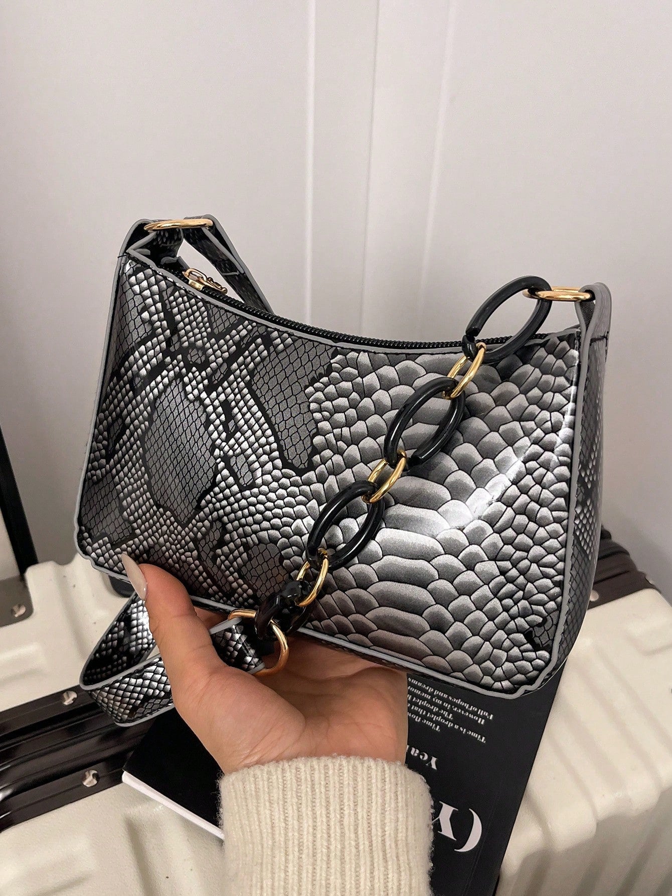 Spring Summer Pink Underarm Bag