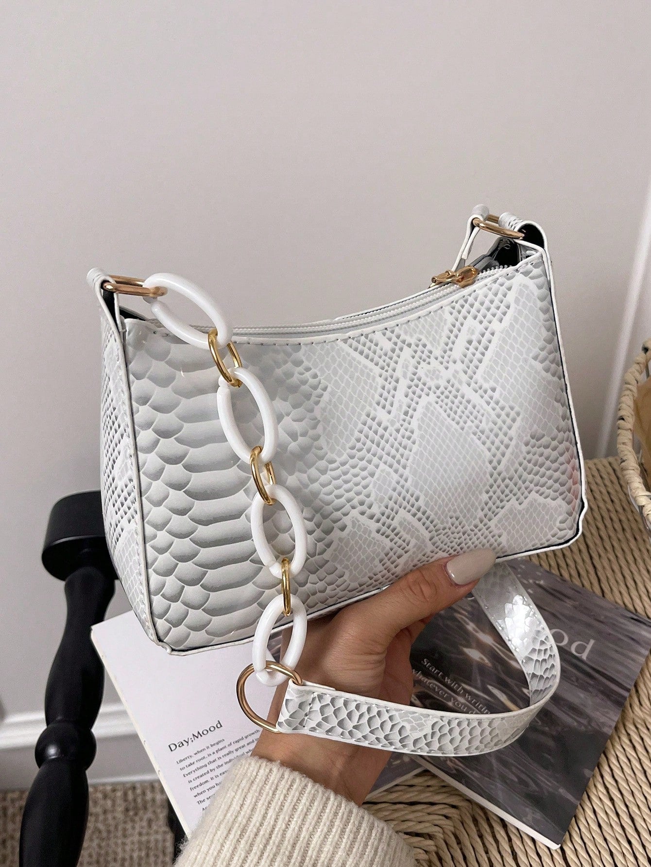 Spring Summer Pink Underarm Bag