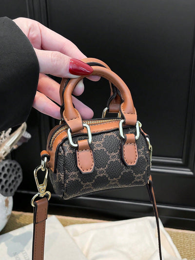Mini Rhombus Colorblock Shoulder Bag